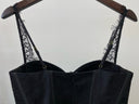 Noir Romance Lace Corset Mini Dress