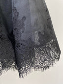 Noir Romance Lace Corset Mini Dress