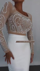 Conjunto de vendaje de dos piezas Rania 