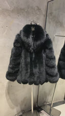 Natural Fox Fur Coat