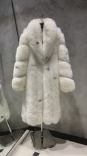 Luxury Long Fox Fur Coat