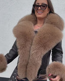 GIACCA IN VERA PELLE RAMONA CON PELLICCIA DI VOLPE